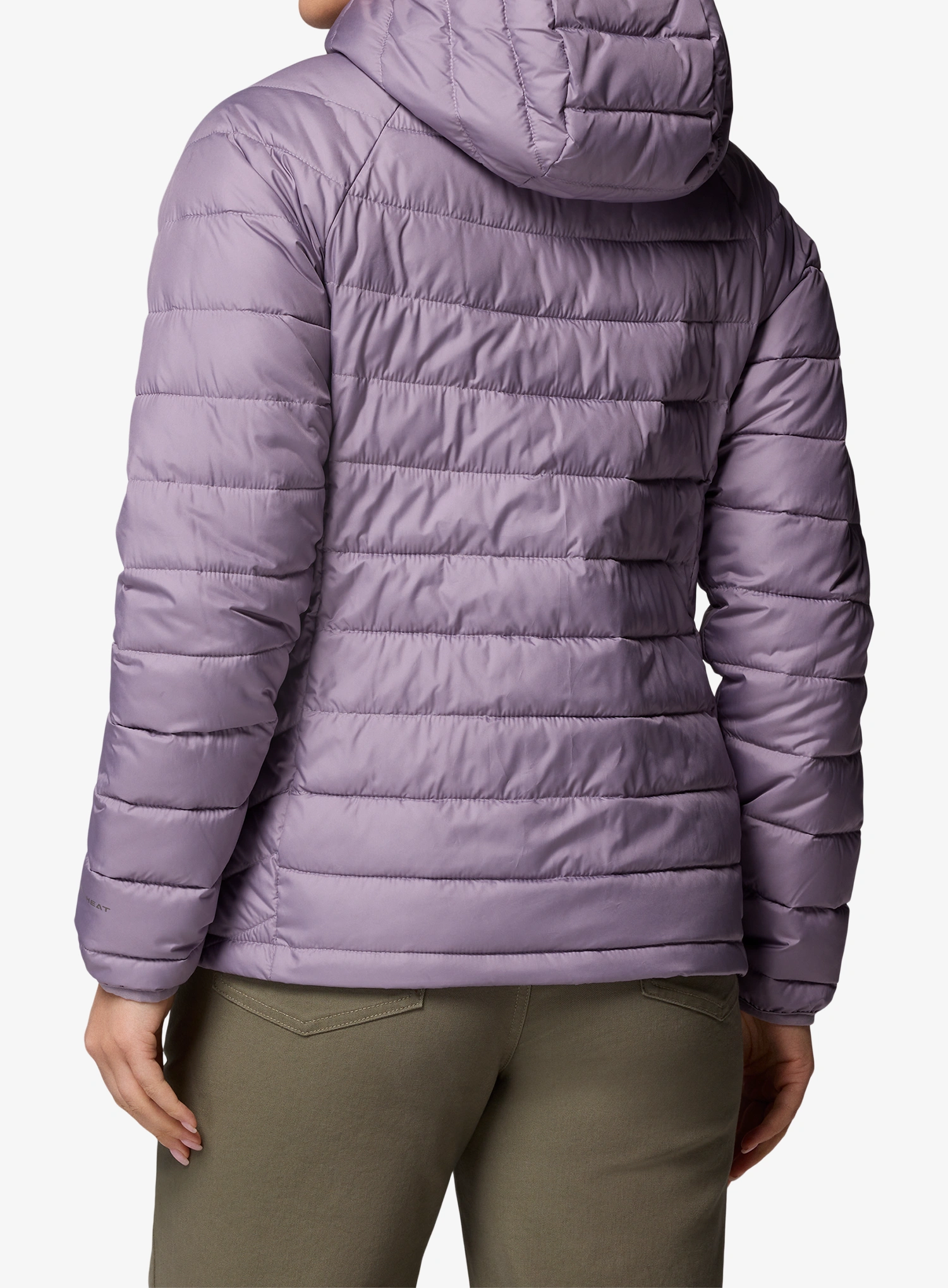 Zateplená bunda dámska Columbia Powder Lite II Hooded Jacket - shale purple