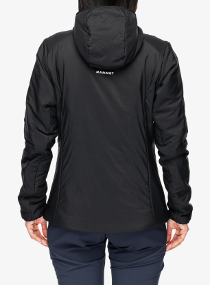 Zateplená bunda dámska Mammut Rime IN Hooded Jacket - black/black