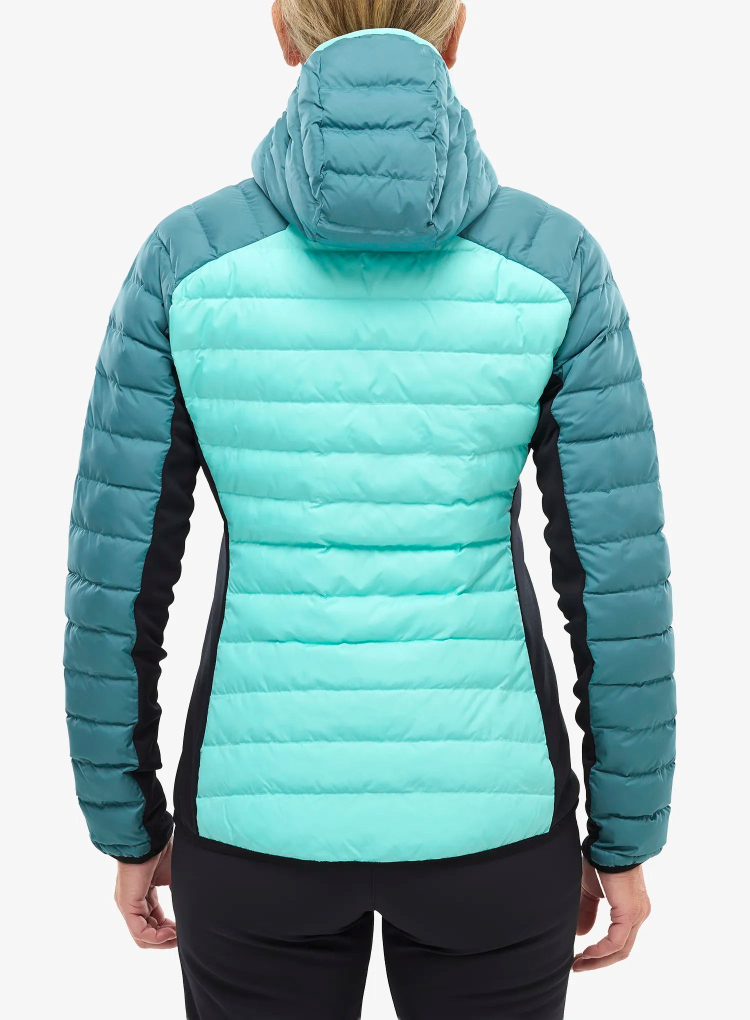 Zateplená bunda dámska Millet Fitz Roy Warm Hoodie - aruba/hydro