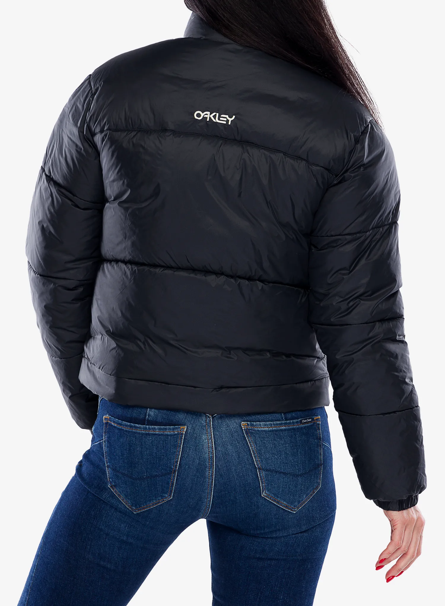 Zateplená bunda dámska Oakley TNP Puffy Jacket - blackout