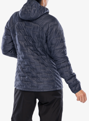 Zateplená bunda dámska Patagonia Micro Puff Hoody - smolder blue/p6 blue