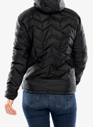 Zateplená bunda dámska Peak Performance Elevate Liner Hood - black