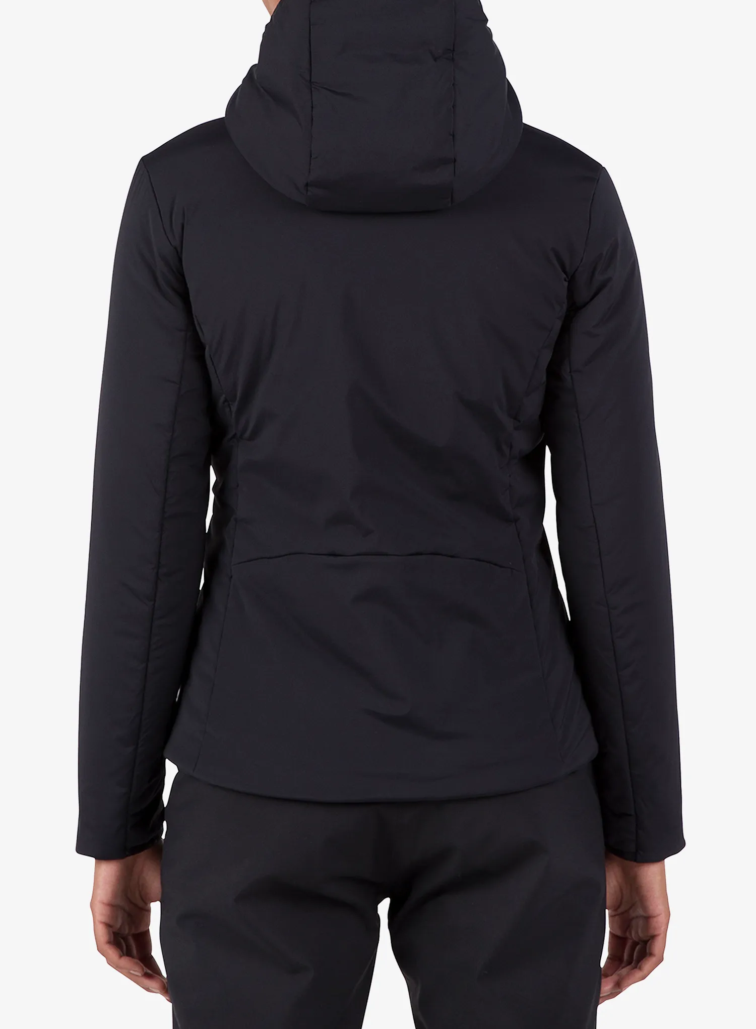 Zateplená bunda dámska Rossignol Opside Warm Insulated Hoodie Jacket - black