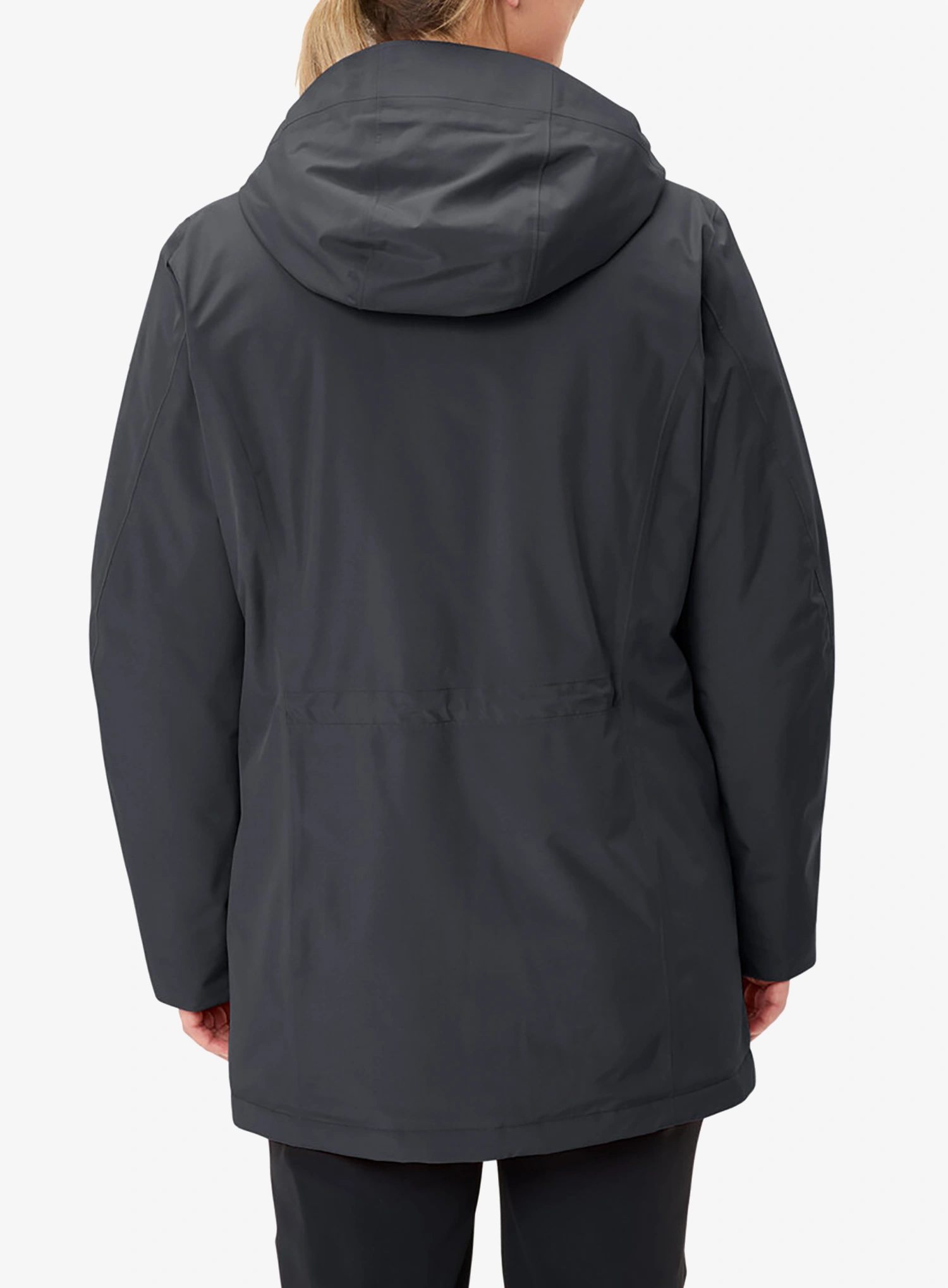 Dámsky kabát Vaude Rosemoor Padded Parka - phantom black