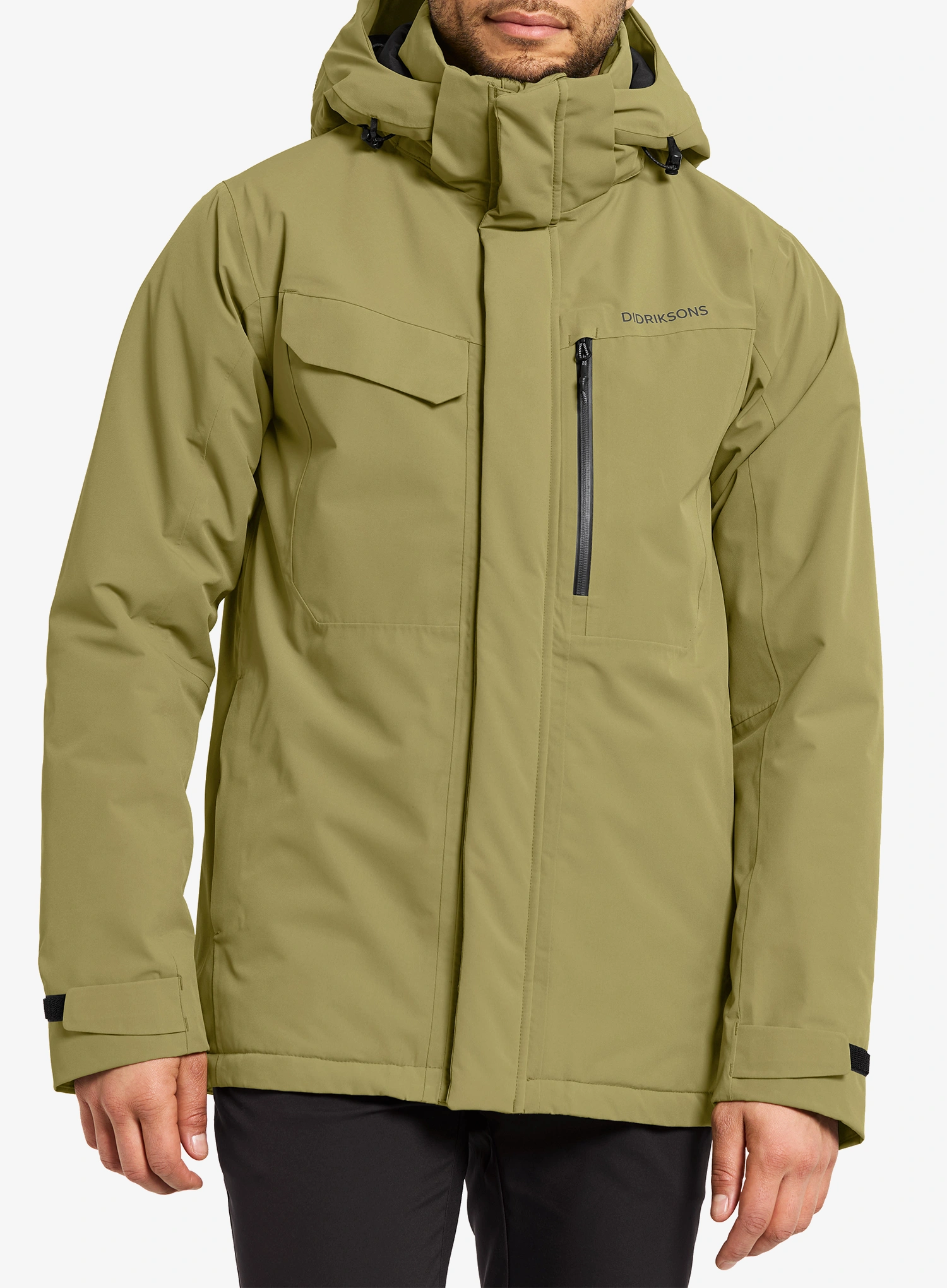 Zateplená bunda Didriksons Stefan Jacket - olive green