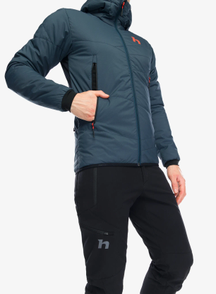 Zateplená bunda Hannah Gabber Hoody - stratified sea