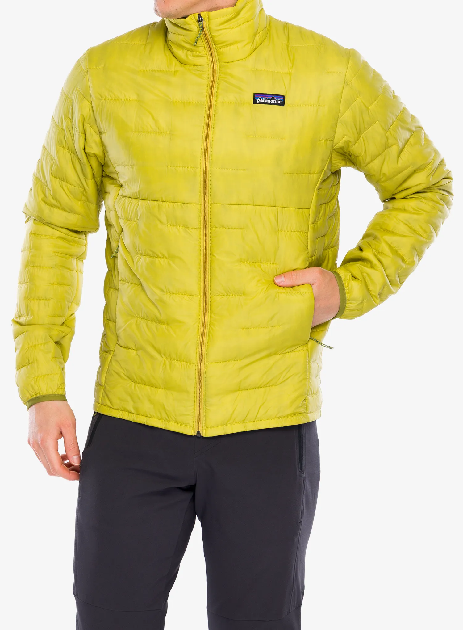 Zateplená bunda Patagonia Micro Puff Jacket - green