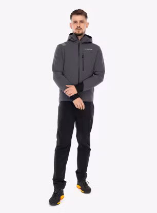 Flísová bunda La Sportiva Bristen Thermal Hoody - chalk/onyx