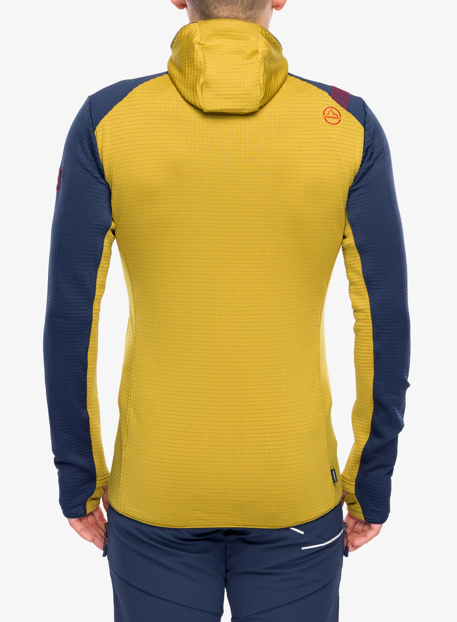 Flísová bunda La Sportiva Lucendro Thermal Hoody - savana/night sky