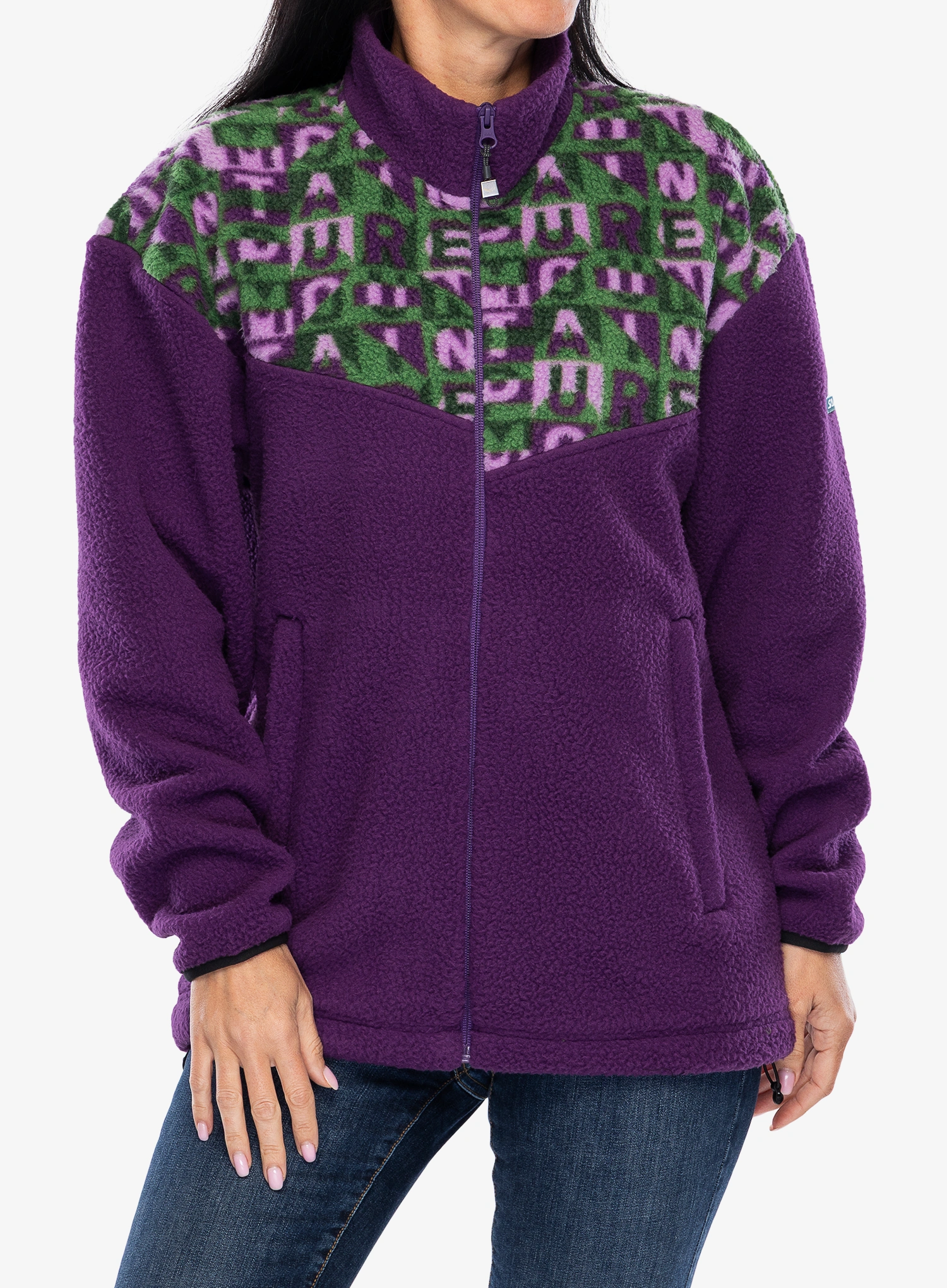 Flísová bunda Salewa Eagle Anniversary FZ Jacket - plum