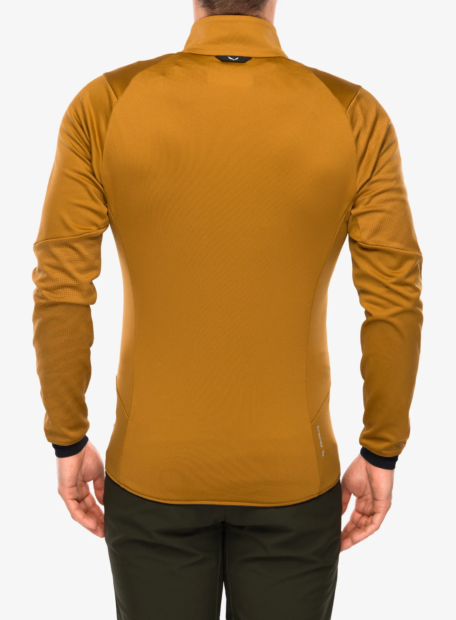 Flísová bunda Salewa Sella Crevasse Jacket - golden brown