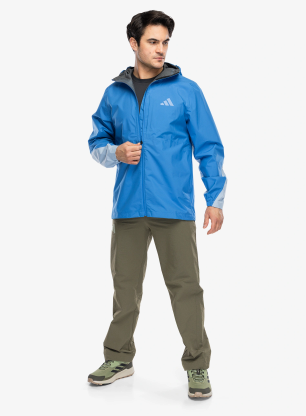 Bunda do dažďa adidas TERREX Multi 2.5l Climaproof Rain Jacket - ray blue/glow blue