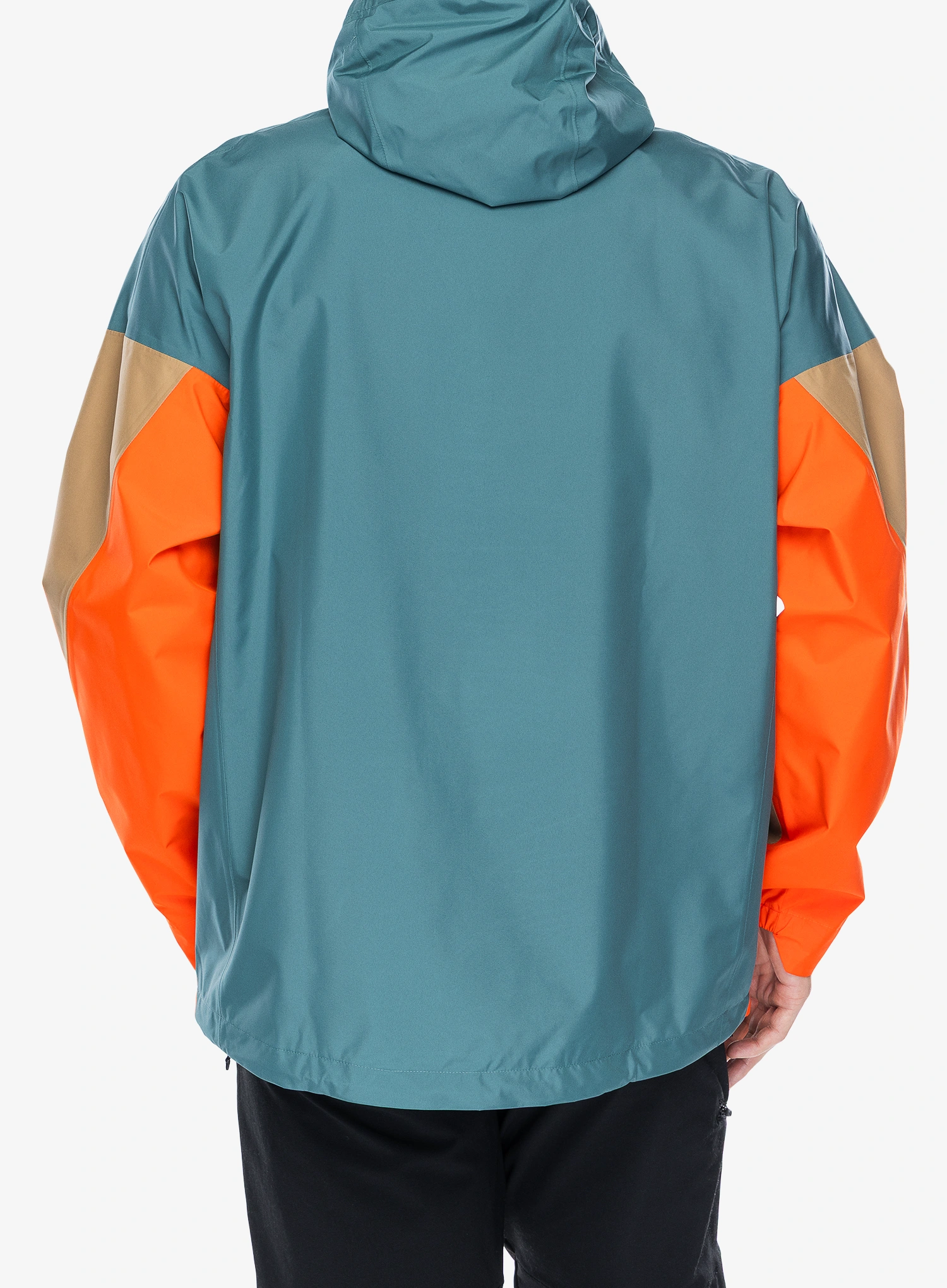 Bunda do dažďa adidas TERREX Xploric 2.5L Climaproof Anorak - prel teal/cardbo/semi imp oran