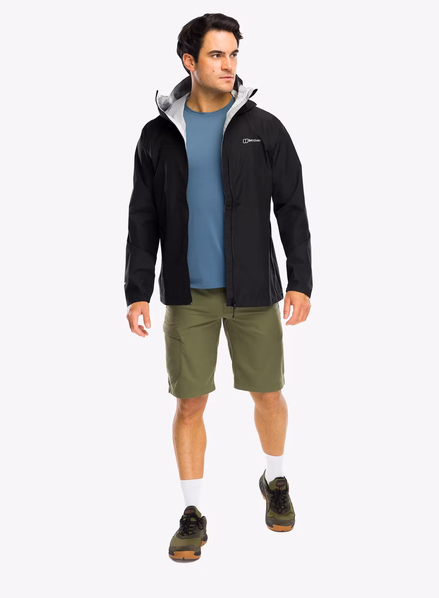Bunda do dažďa Berghaus Deluge Pro 3.0 Jkt - jet black