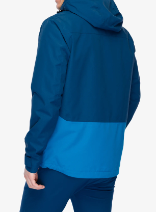 Bunda do dažďa CMP Muse Jacket Fix Hood - pacific/ocean