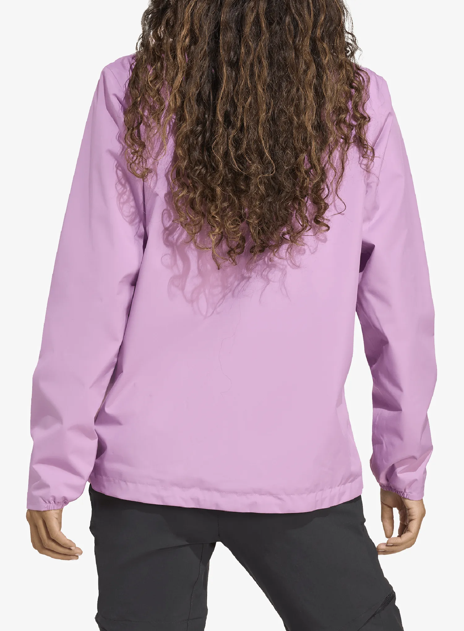 Nepremokavá bunda dámska adidas TERREX Multi Essentials 2L Rain Jacket - preloved purple