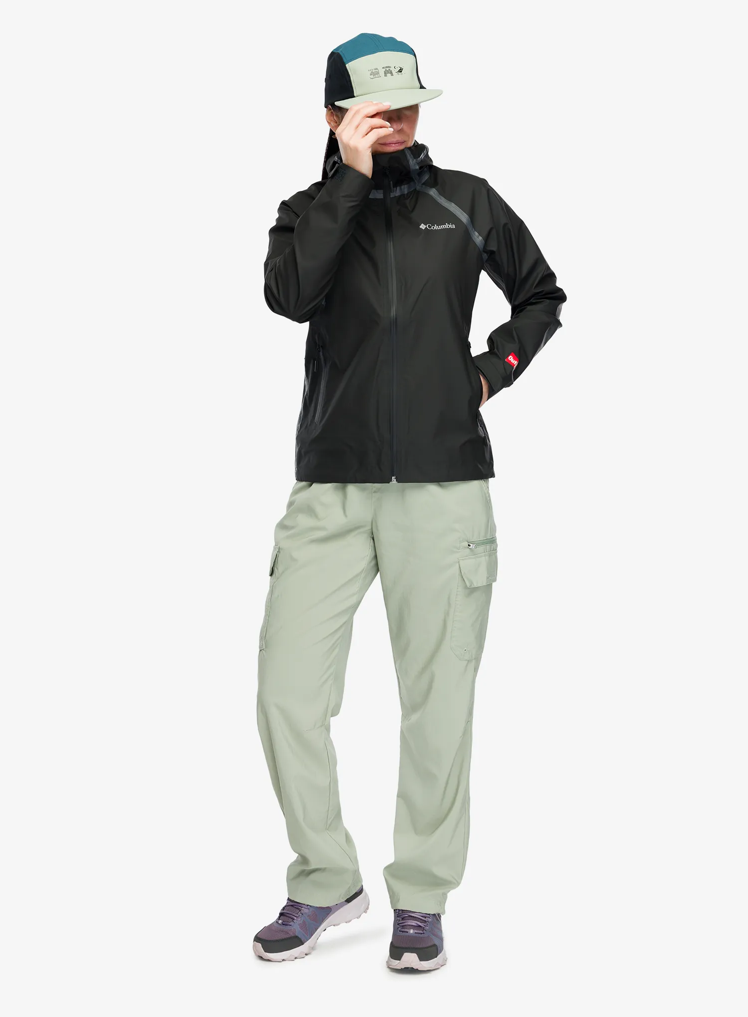 Nepremokavá bunda dámska Columbia Reign No Shine Jacket - black