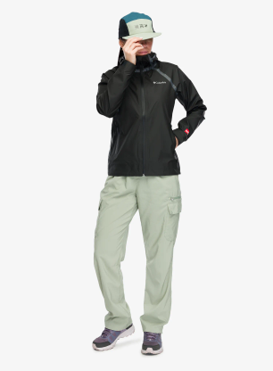 Nepremokavá bunda dámska Columbia Reign No Shine Jacket - black