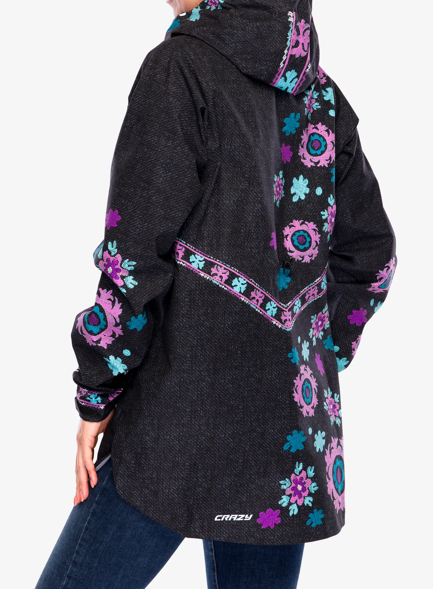 Nepremokavá bunda dámska Crazy Parka Wonder Magic Shell - mandala