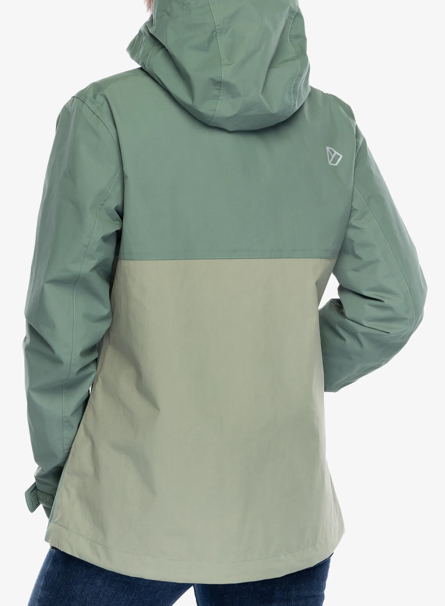 Nepremokavá bunda dámska Didriksons Grit Jacket 3 - dark moss