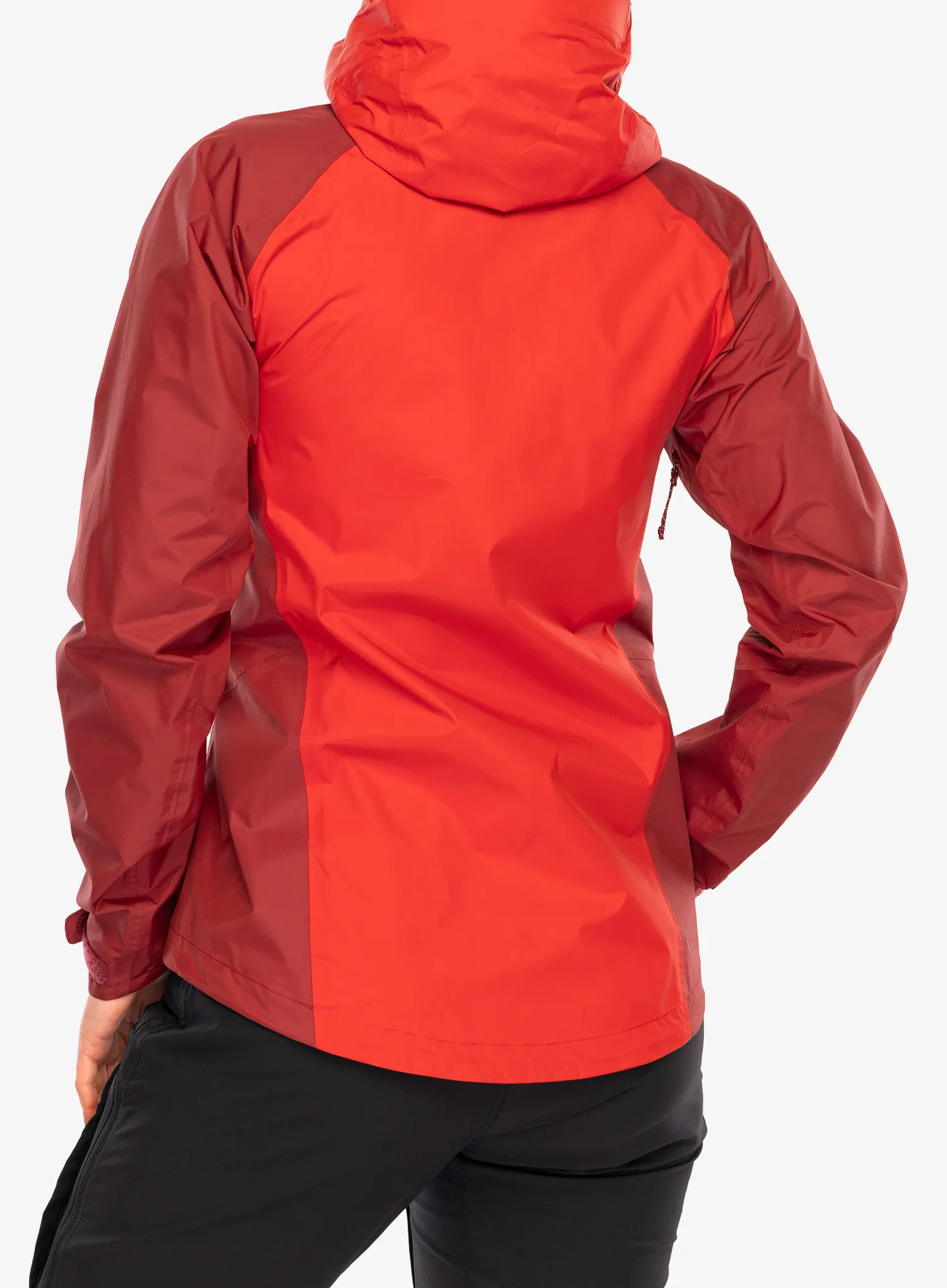 Nepremokavá bunda dámska Mountain Equipment Zeno Jacket - chili/merlot