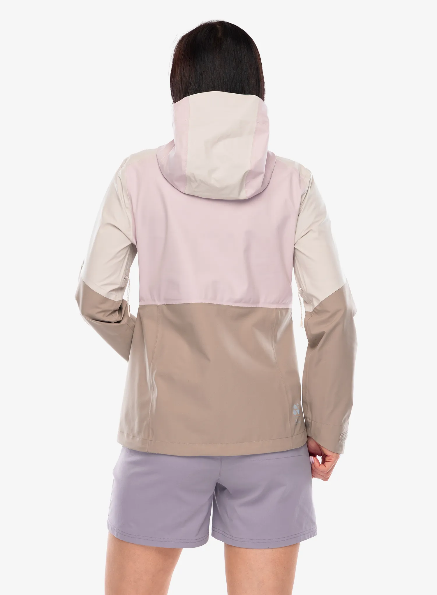 Nepremokavá bunda dámska Viking Numani - beige/pink