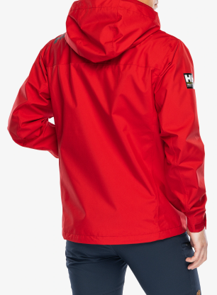 Bunda do dažďa Helly Hansen Crew Hooded Jacket 2.0 - red