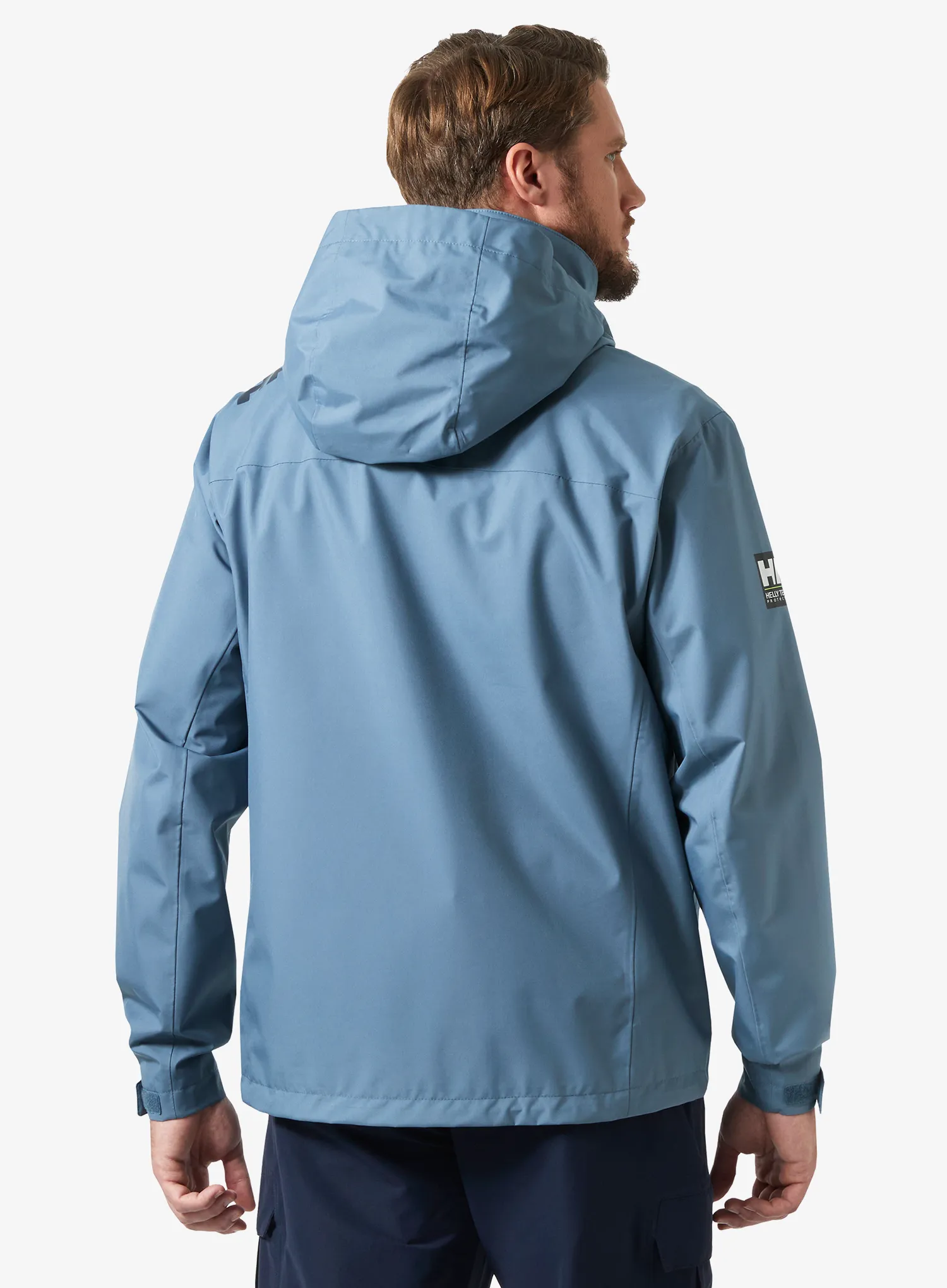 Bunda do dažďa Helly Hansen Crew Hooded Jacket 2.0 - washed navy
