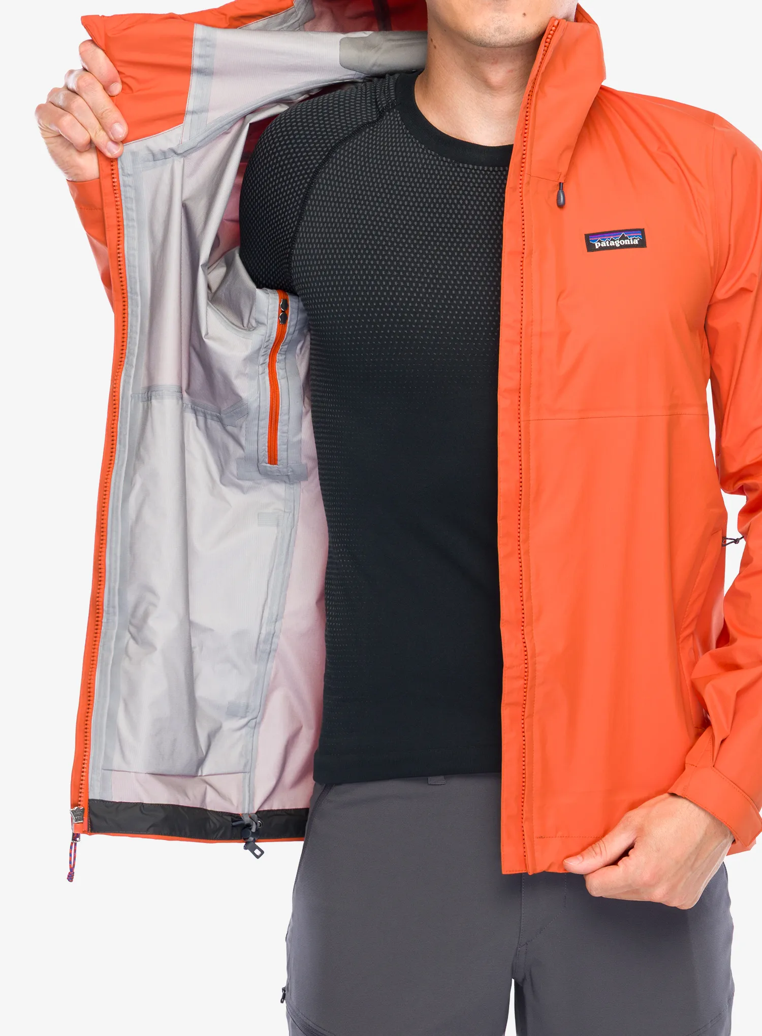 Bunda do dažďa Patagonia Torrentshell 3L Jacket - pollinator orange