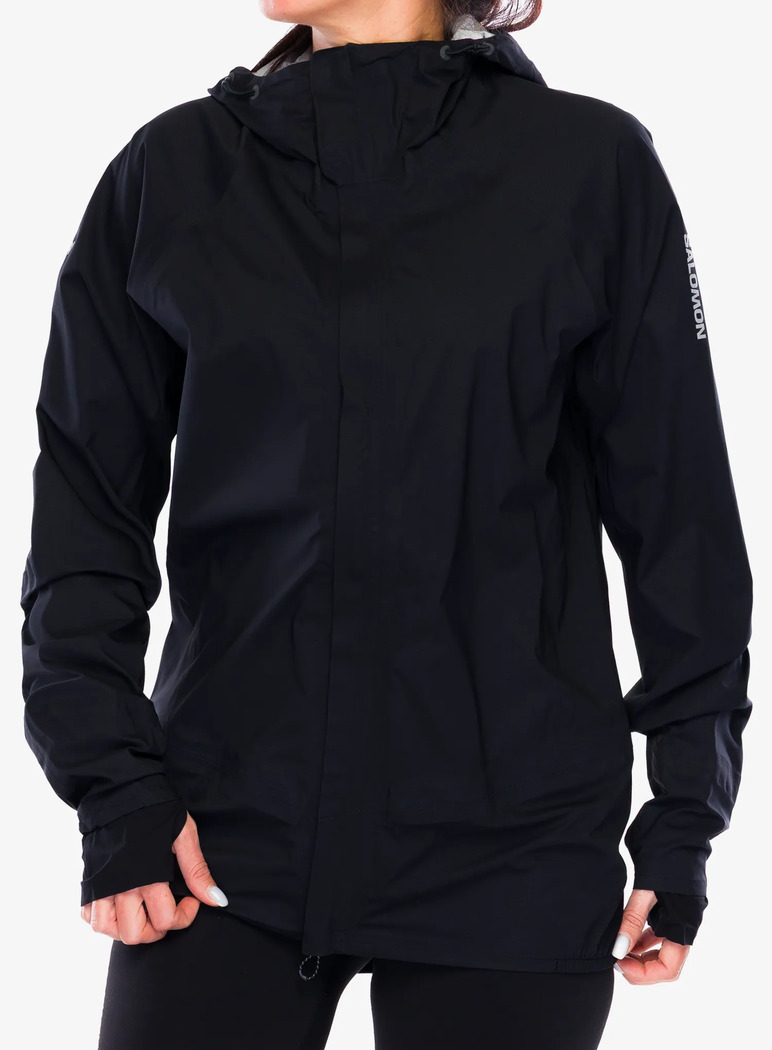 Bunda do dažďa Salomon S/Lab Ultra Jkt - deep black