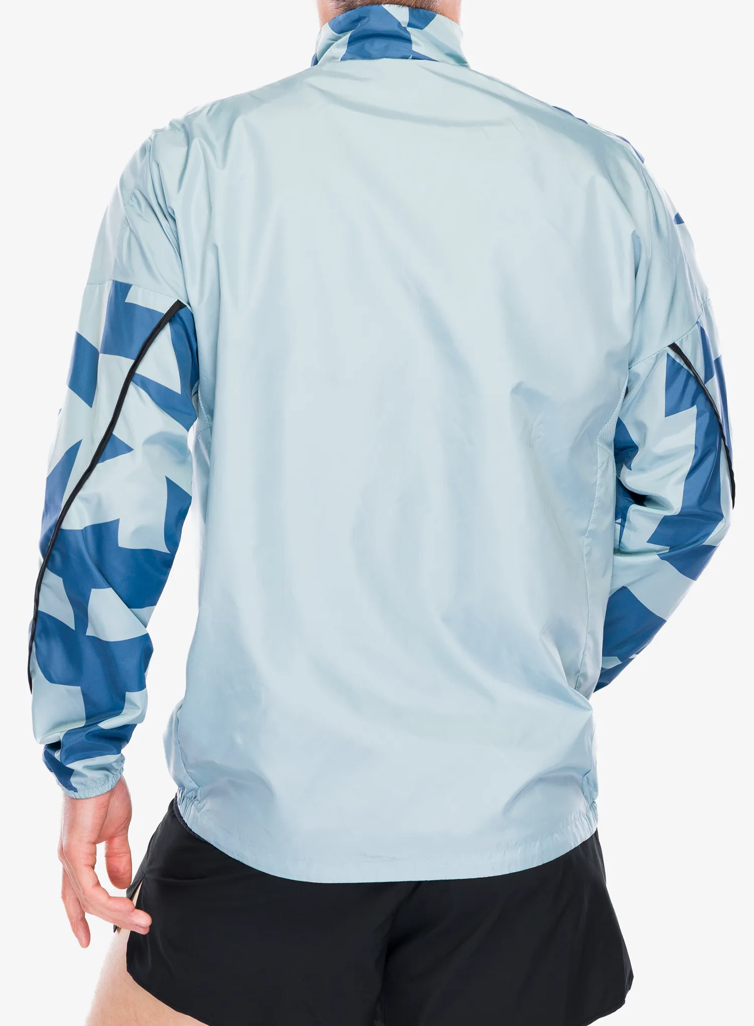 Vetrovka adidas TERREX Multi Printed Wind Jacket - magic grey/wonder steel