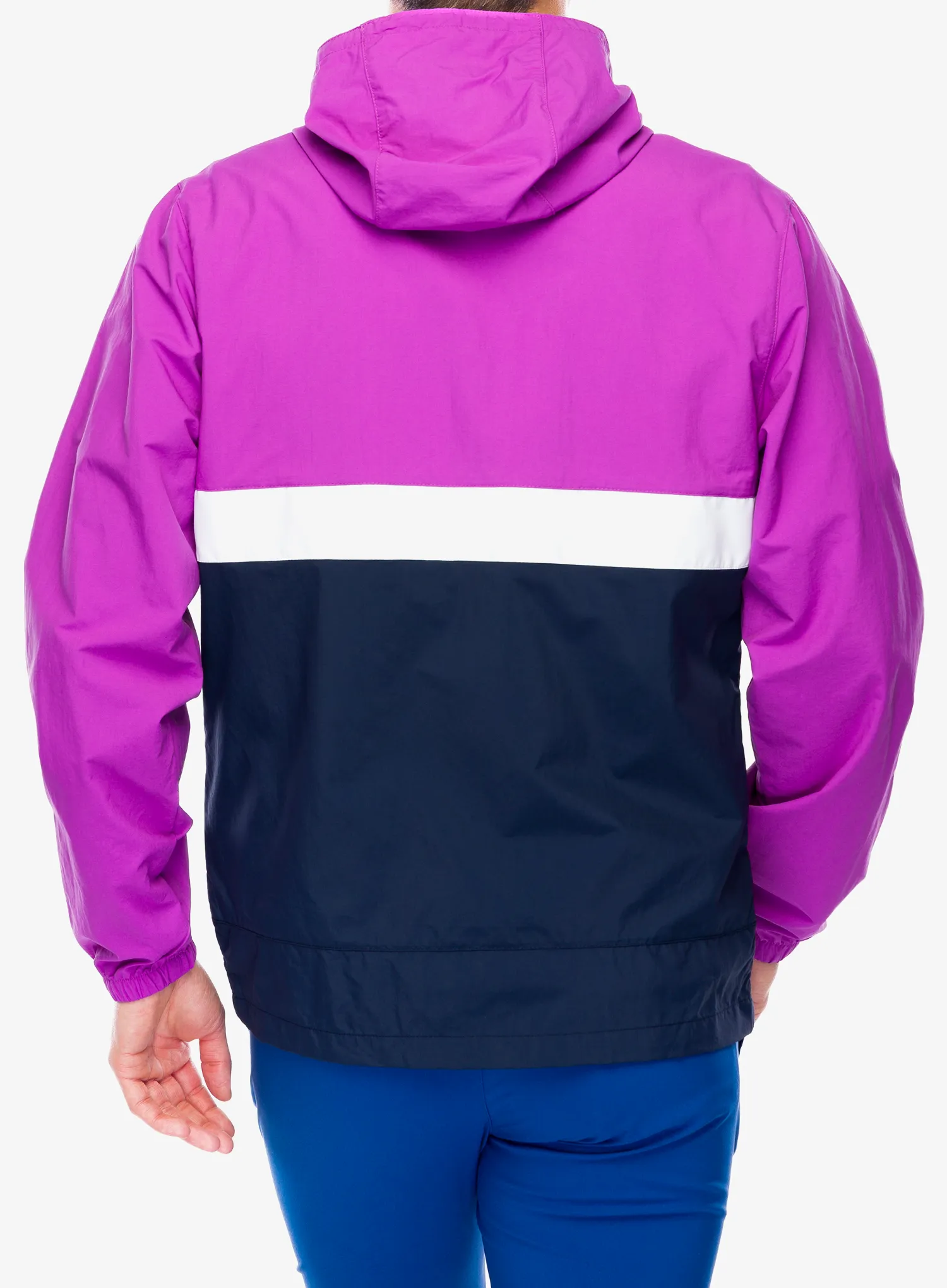 Vetrovka Columbia Spire Valley Hooded Windbreaker - razzle/collegiate navy/white