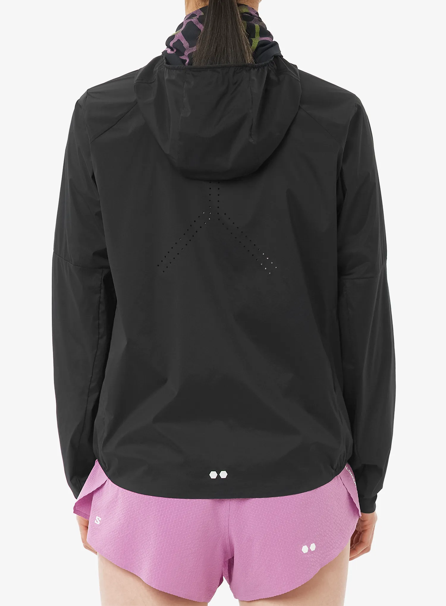 Dámska vetrovka Salomon Sense Aero Wind Jkt - black