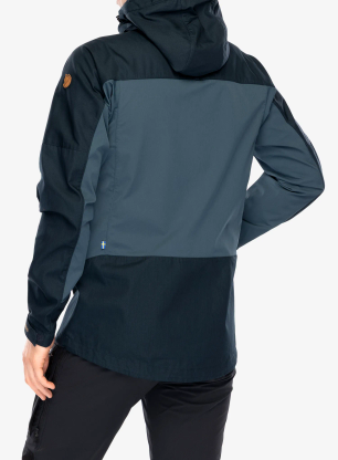 Vetrovka Fjallraven Abisko Lite Trekking Jacket - dark navy/mountain blue