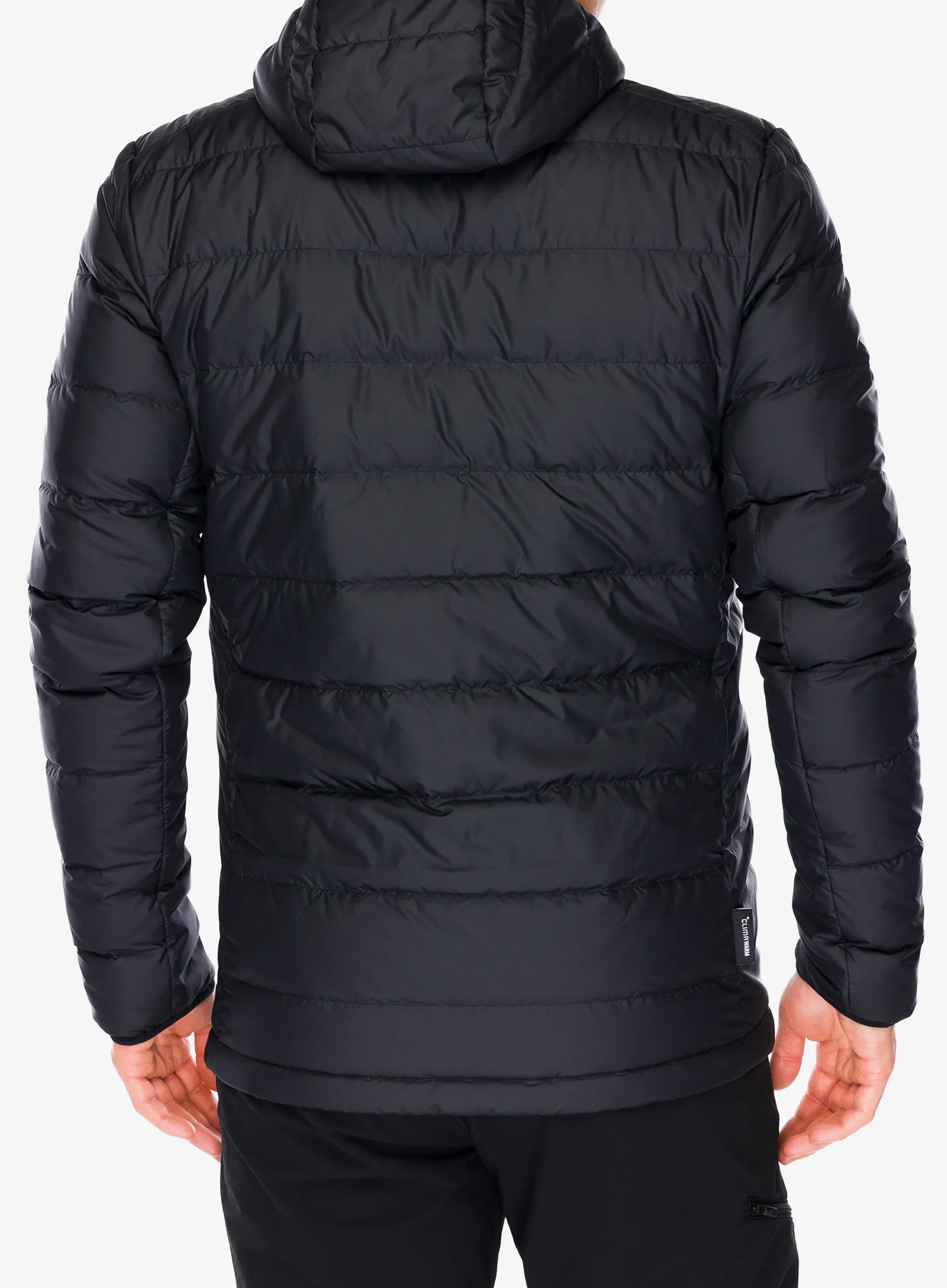 Páperová bunda adidas TERREX Multi Light Down Climawarm Hooded Jacket - black/black