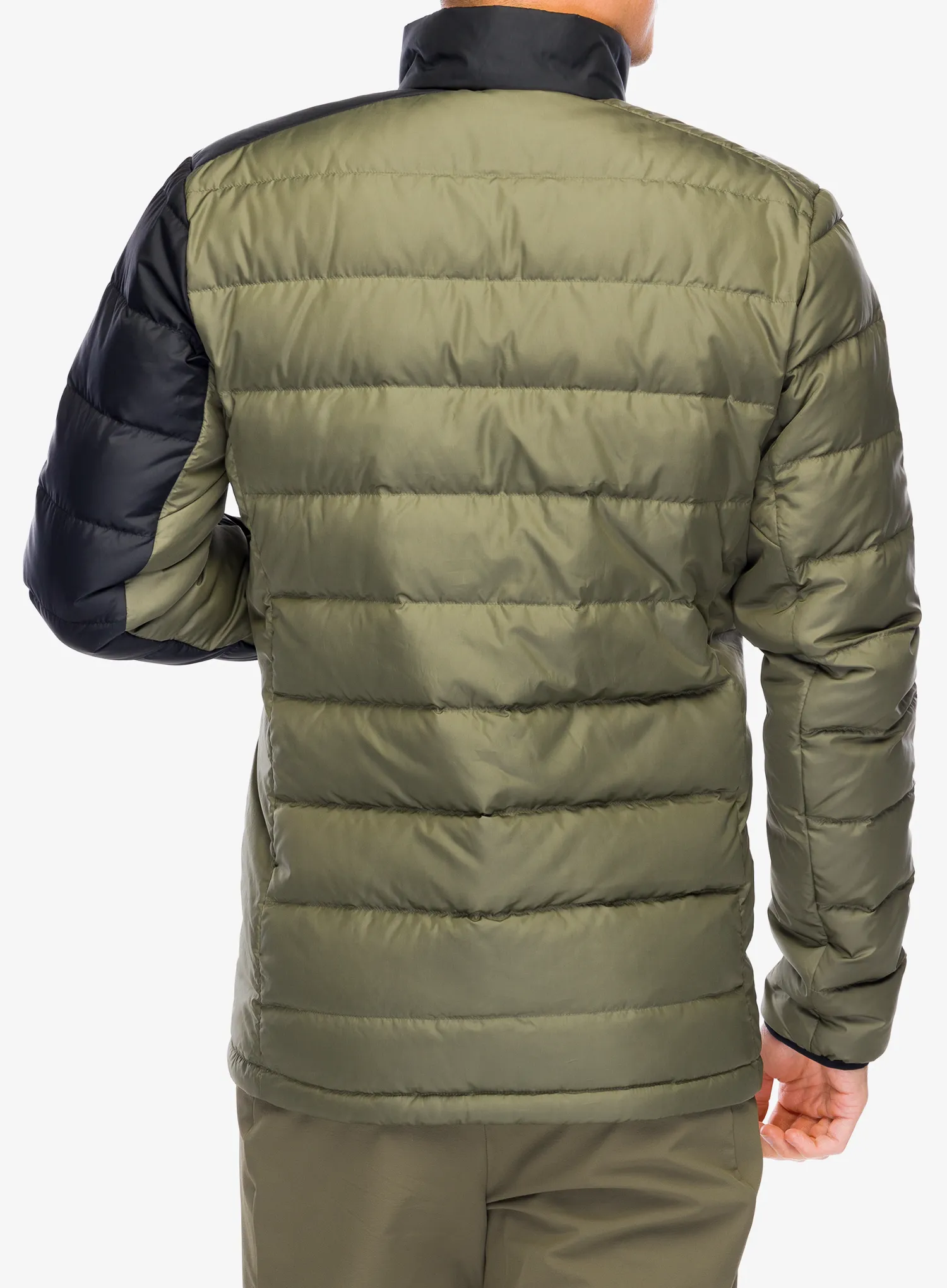 Páperová bunda adidas TERREX Multi Light Down Jacket - olive strata/black