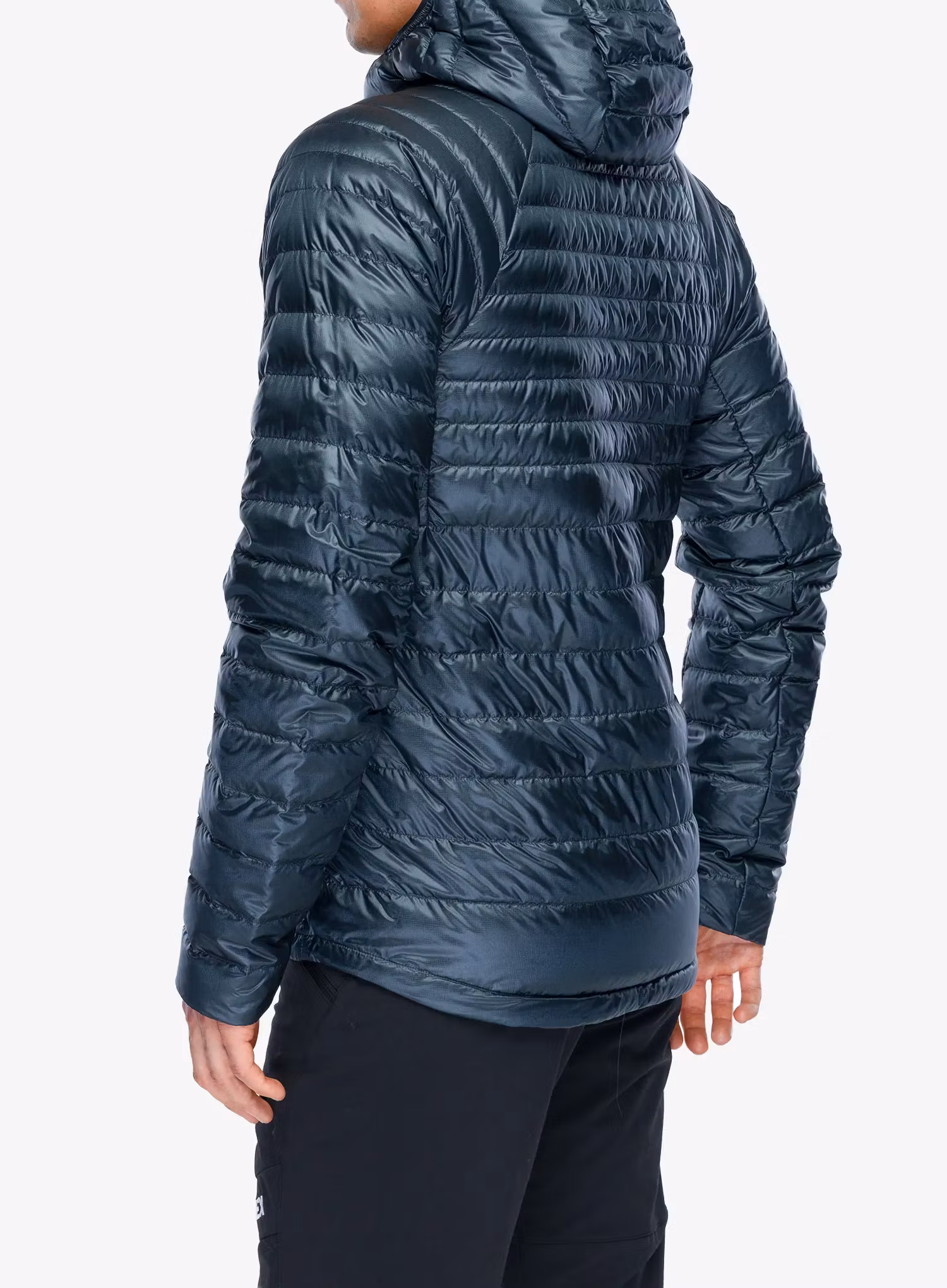 Páperová bunda adidas TERREX Techrock CLIMAWARM+ Down Hooded Jacket - carbon