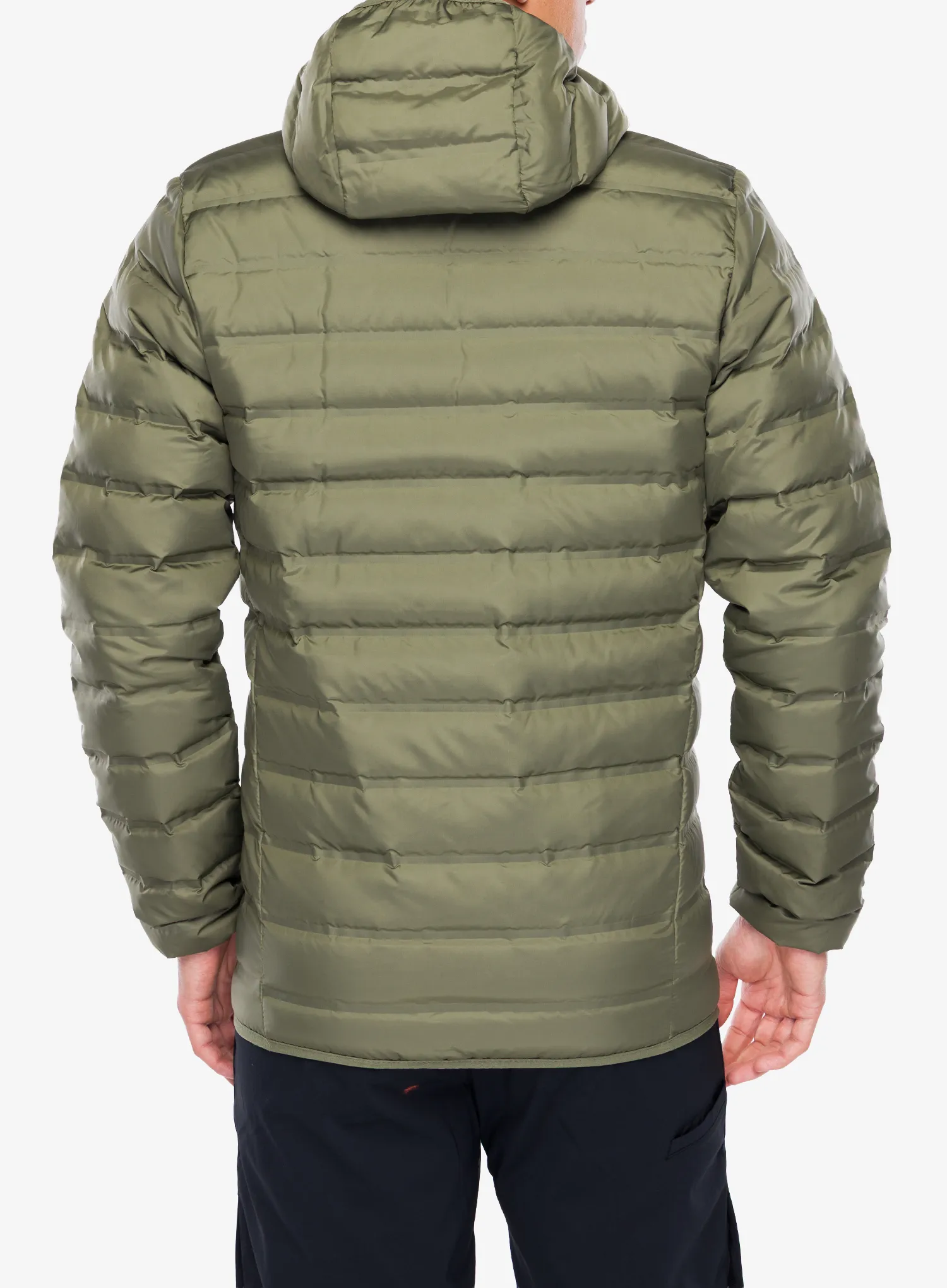 Páperová bunda Columbia Lake 22 II Down Hooded Jacket - stone green
