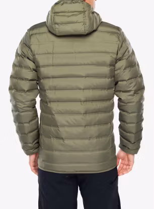 Páperová bunda Columbia Lake 22 II Down Hooded Jacket - stone green