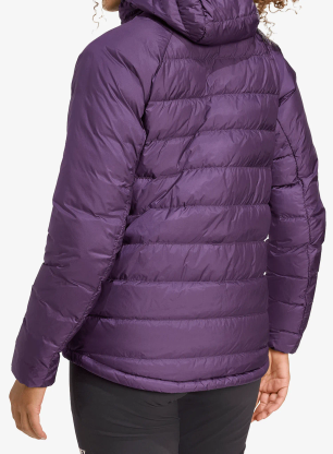 Bunda páperová dámska adidas TERREX Xperior CLIMAWARM+ Down Hooded Jacket - aurora plum