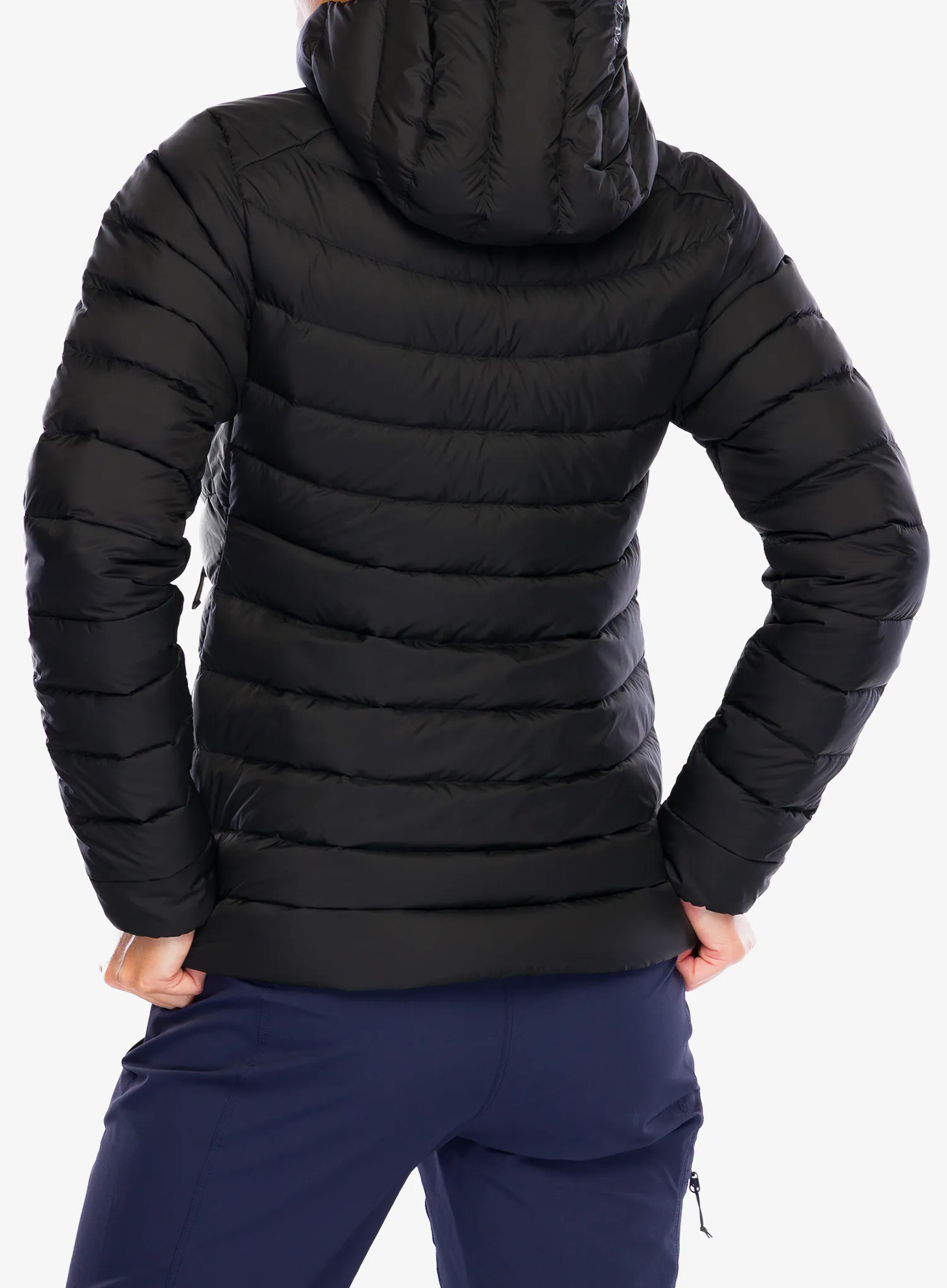 Bunda páperová dámska Arcteryx Cerium Hoody - black