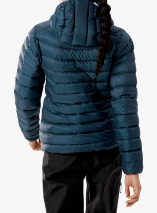 Bunda páperová dámska Arcteryx Cerium Hoody - night/glacial