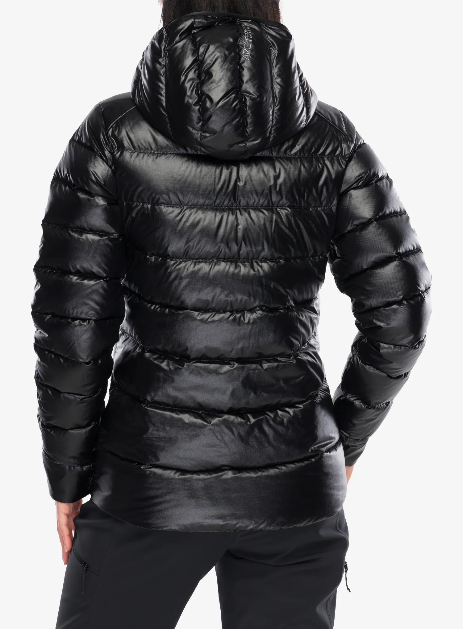 Bunda páperová dámska Arcteryx Cerium SV Hoody - blk