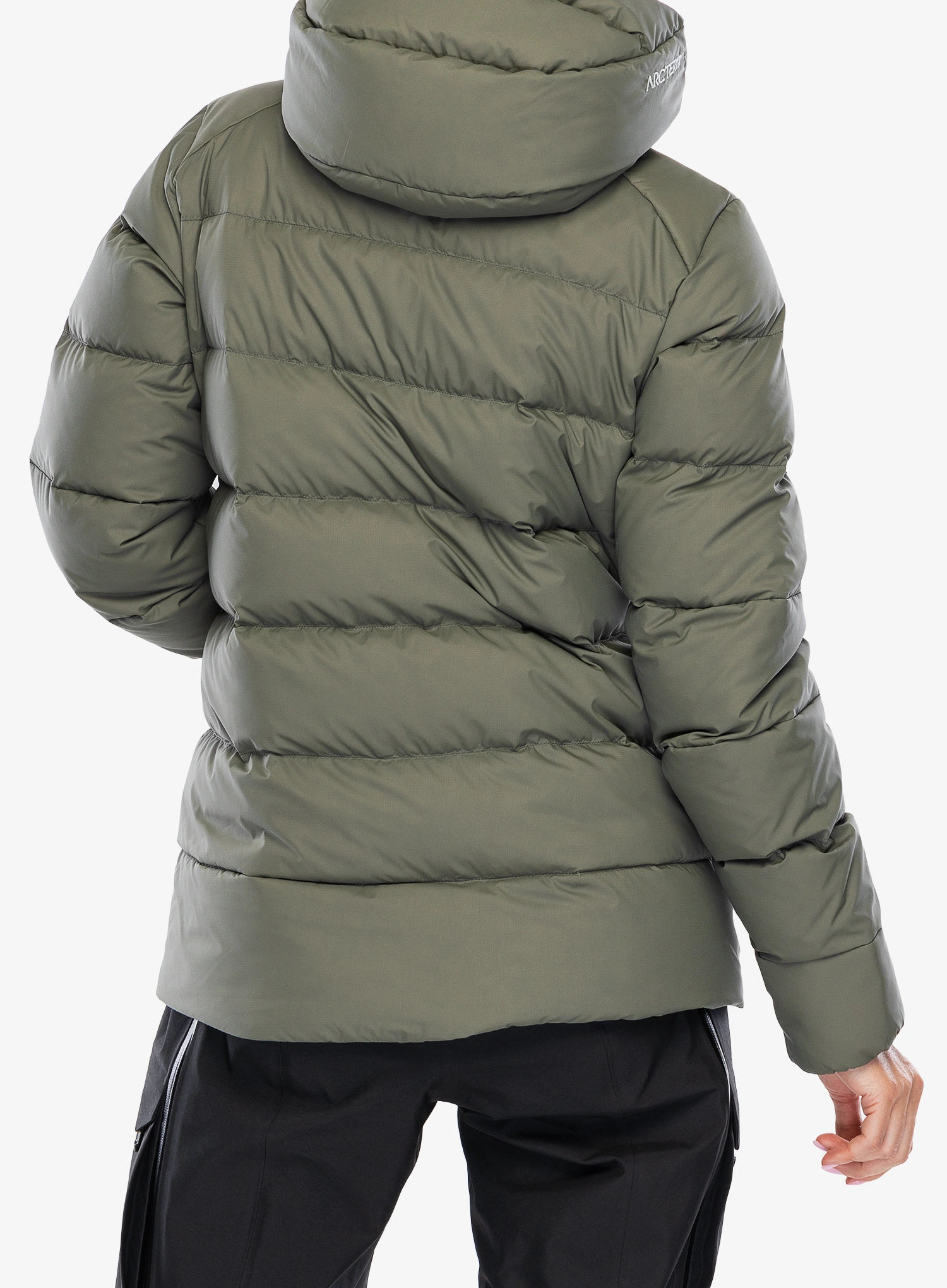 Bunda páperová dámska Artceryx Thorium Hoody - forage