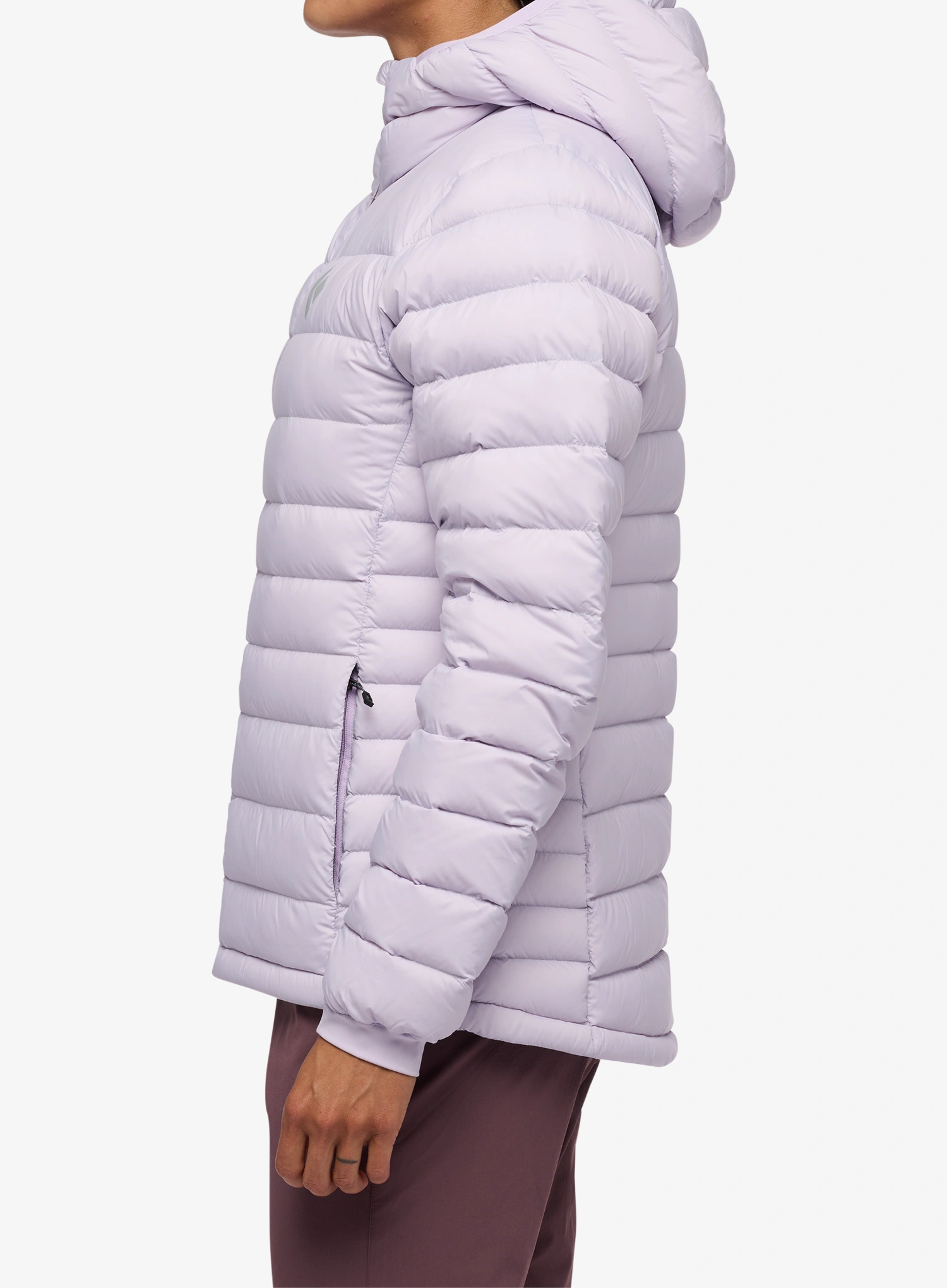 Bunda páperová dámska Black Diamond Access Down 2.0 Hoody - soft lilac