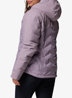 Bunda páperová dámska Columbia Grand Trek III Down Jacket - shale purple