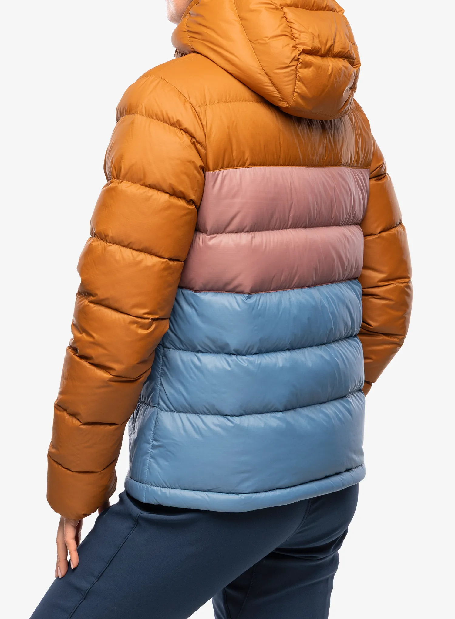 Bunda páperová dámska Cotopaxi Fuego Max Down Hooded Jacket - sienna/fjord