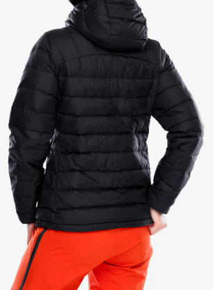 Bunda páperová dámska Fjallraven Expedition Pack Down Hoodie - black