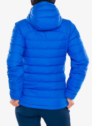 Bunda páperová dámska Fjallraven Expedition Pack Down Hoodie - un blue