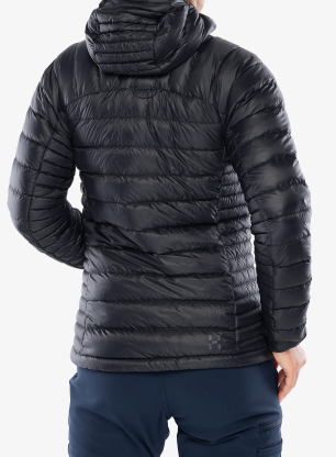 Bunda páperová dámska Haglofs L.I.M Down II Hood - true black